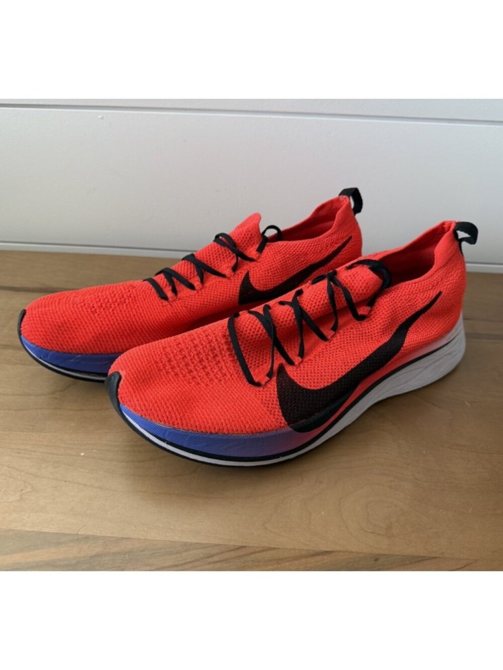 Nike ZoomX Vaporfly 4% Flyknit Bright Crimson Running Shoes